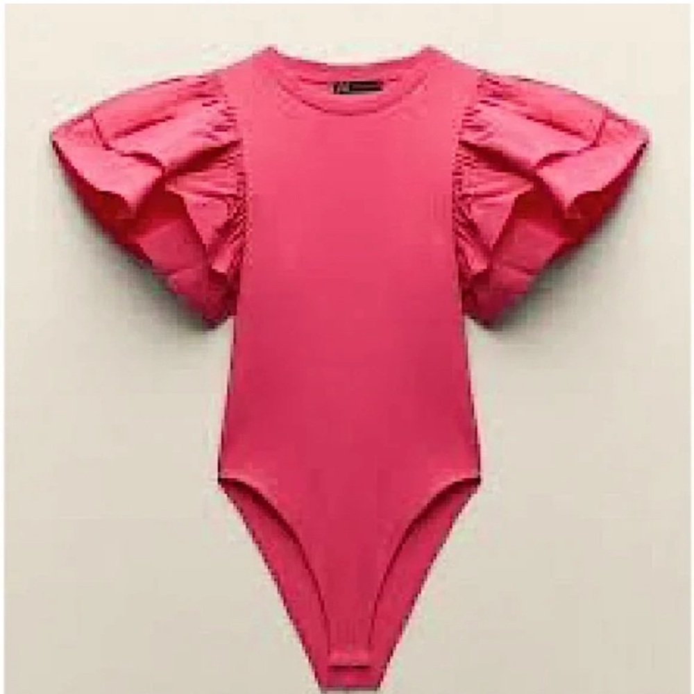Zara Pink Bodysuit size M